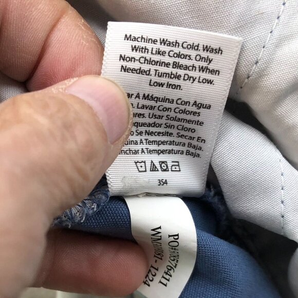 George Mens Shorts Size 42 Lot Of Two Casual Summer Chino Classic Khaki Tan Blue - Picture 7 of 16